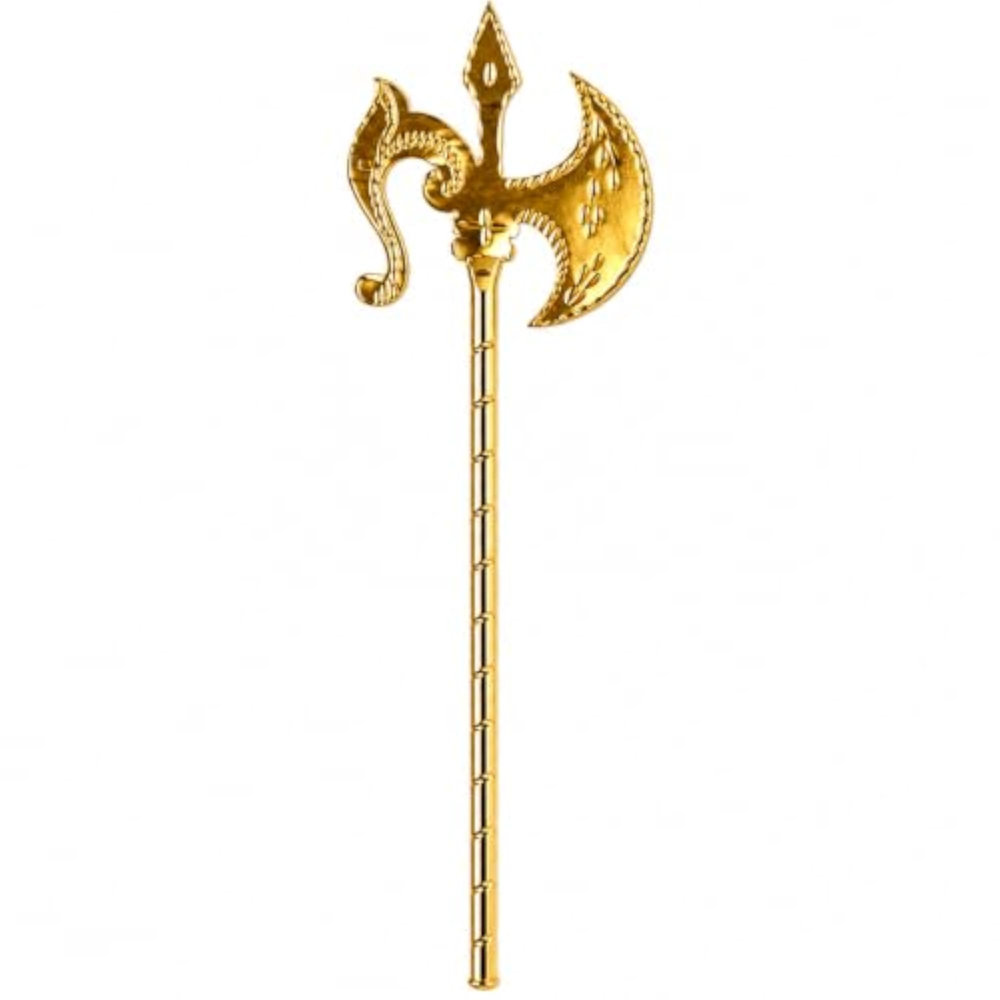 Art Jewellery Traditional Gold Finish Trishul with Temple Design